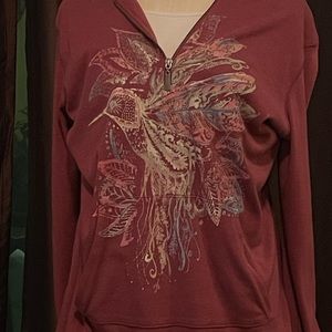 Stylish lightweight hoodie with attached tank